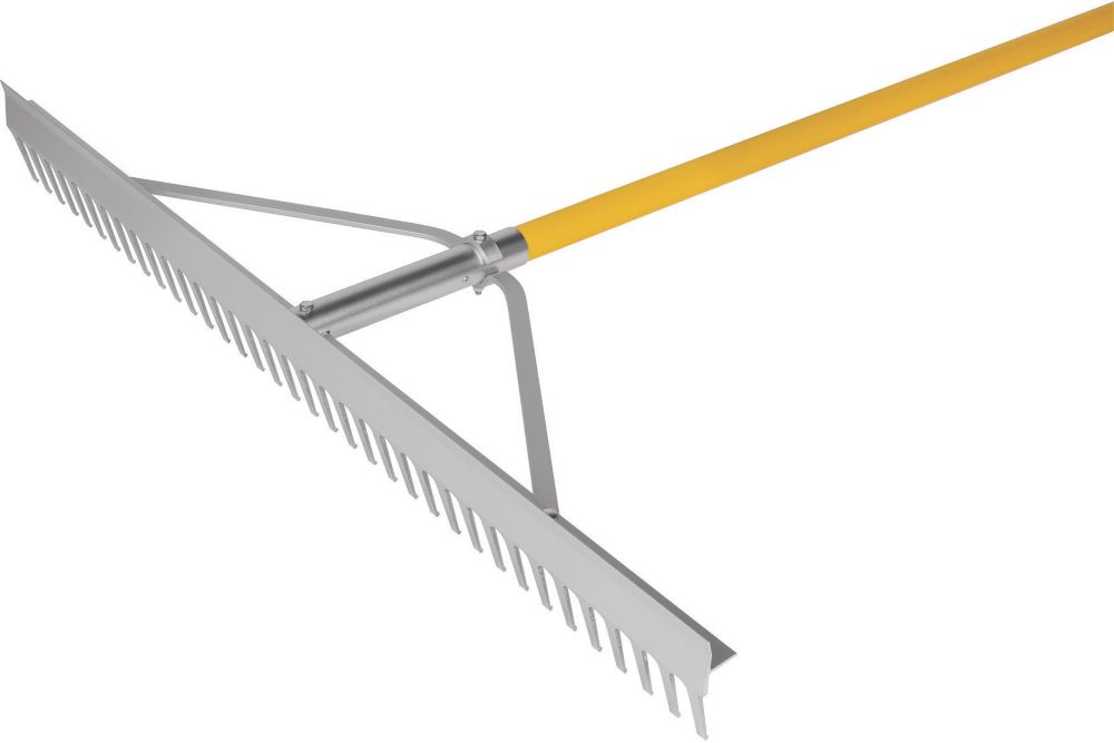 Râteau de paysagiste en aluminium Roughneck 914 mm