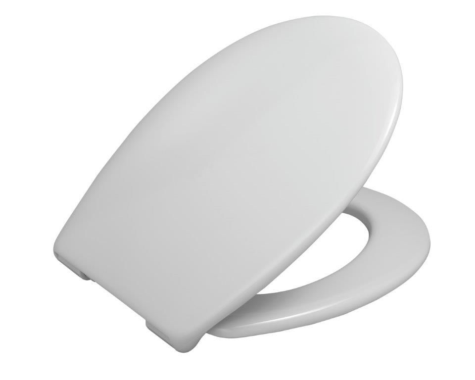Abattant de WC à fermeture douce en thermoplastique blanc Siamp Nissa Premium