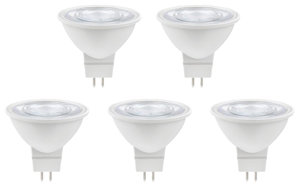 Lot de 5 ampoules LED LAP 0302382721 GU5.3 MR16 345lm 3,4W