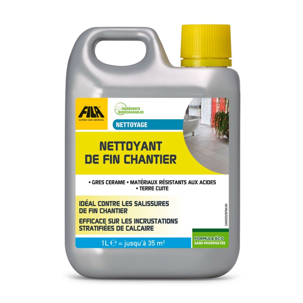 Nettoyant fin de chantier intérieur / extérieur Fila 1L