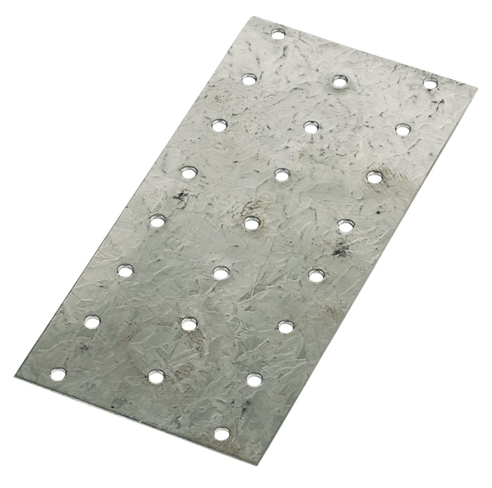Lot de 25 plaques à clouer à la main Sabrefix galvanisées DX275 150mm x 75mm