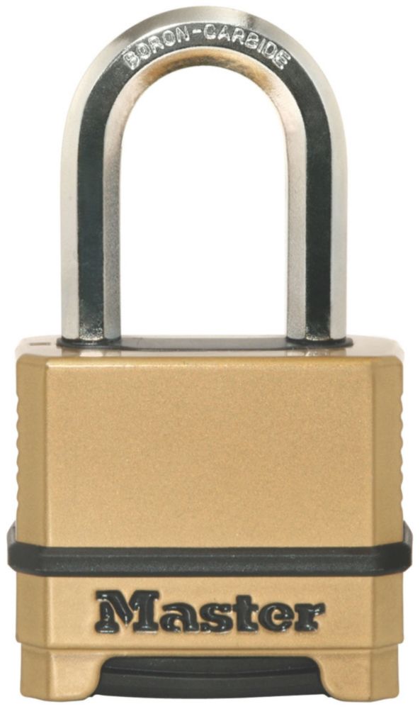 Cadenas à combinaison en zinc coulé résistant aux intempéries Master Lock Excell 56mm