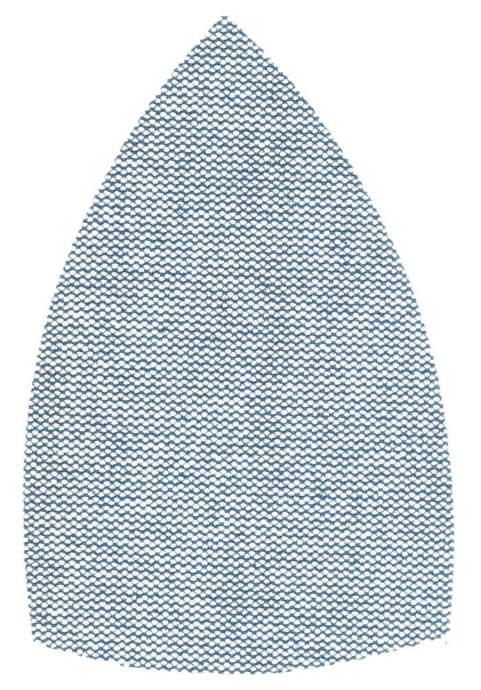 Lot de 5 papiers abrasifs ponceuse triangulaire non perforés 100 x 150mm grain 60 Norton