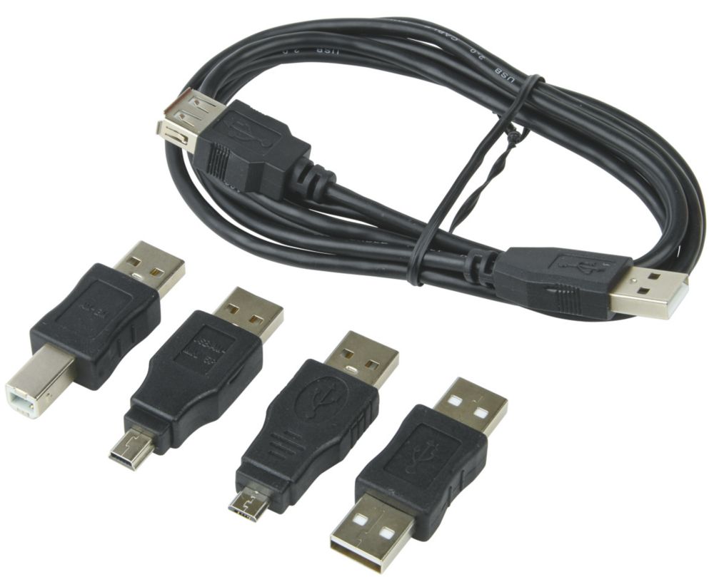 Kit de connexion SLX USB 2.0, noir 1,8m