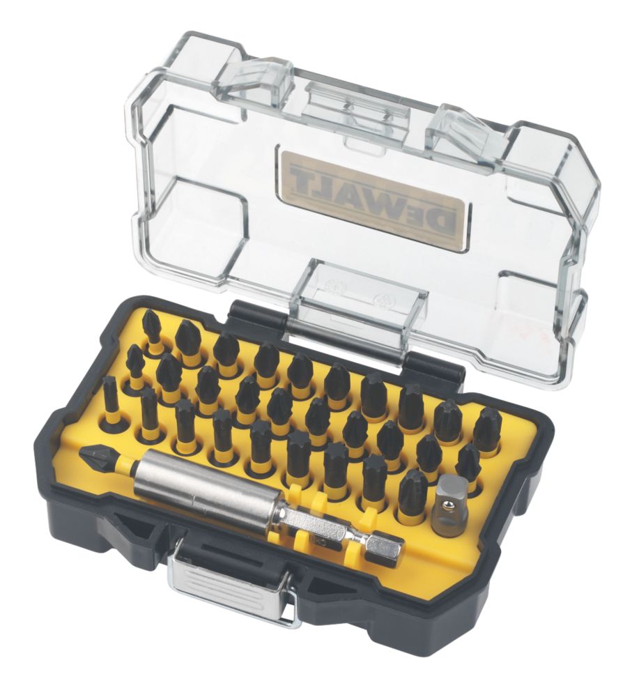 Coffret de 32 embouts de visseuse à choc assortis à queue hexagonale 6,35mm Extreme DeWalt