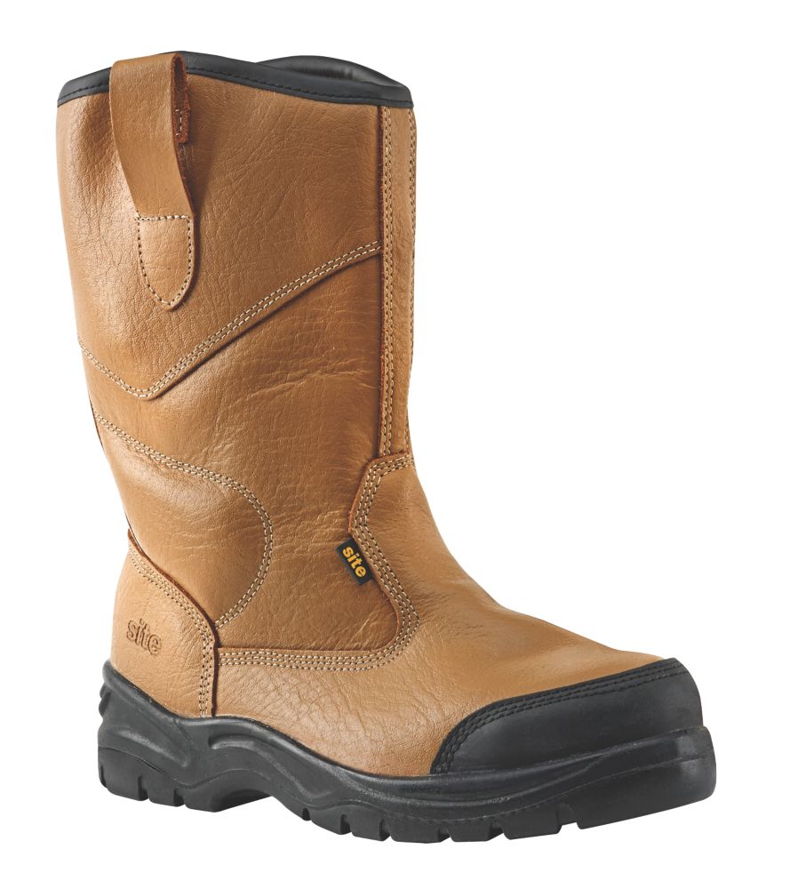 Bottes de sécurité de pétrolier S1 P Site Gravel havane pointure 42
