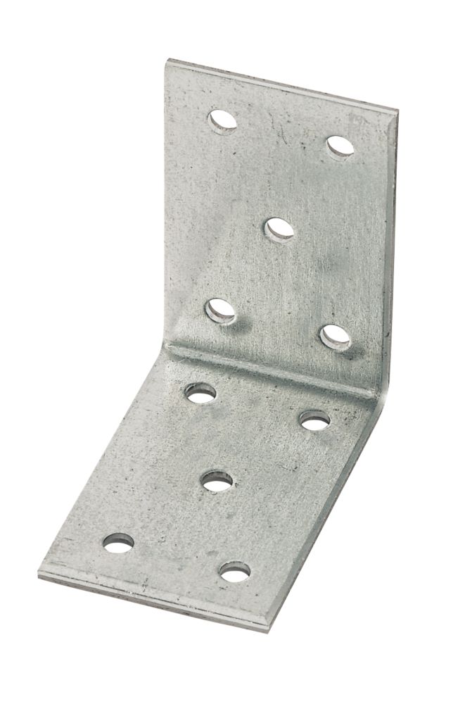 25 équerres de fixation Sabrefix galvanisées renforcées 40 x 60mm