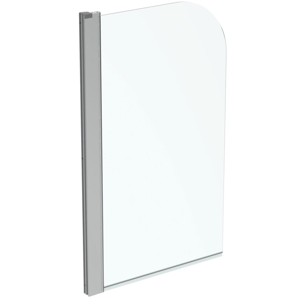 Pare-bain en verre mobile à demi-cadre chromé Ideal Standard Connect 2 820 x 1 400mm