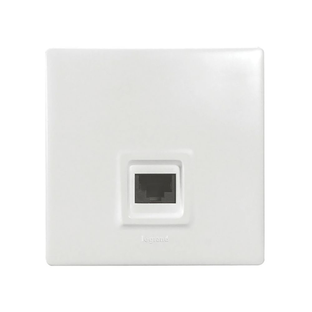 Prise RJ45 1 poste Neptune Blanc Legrand