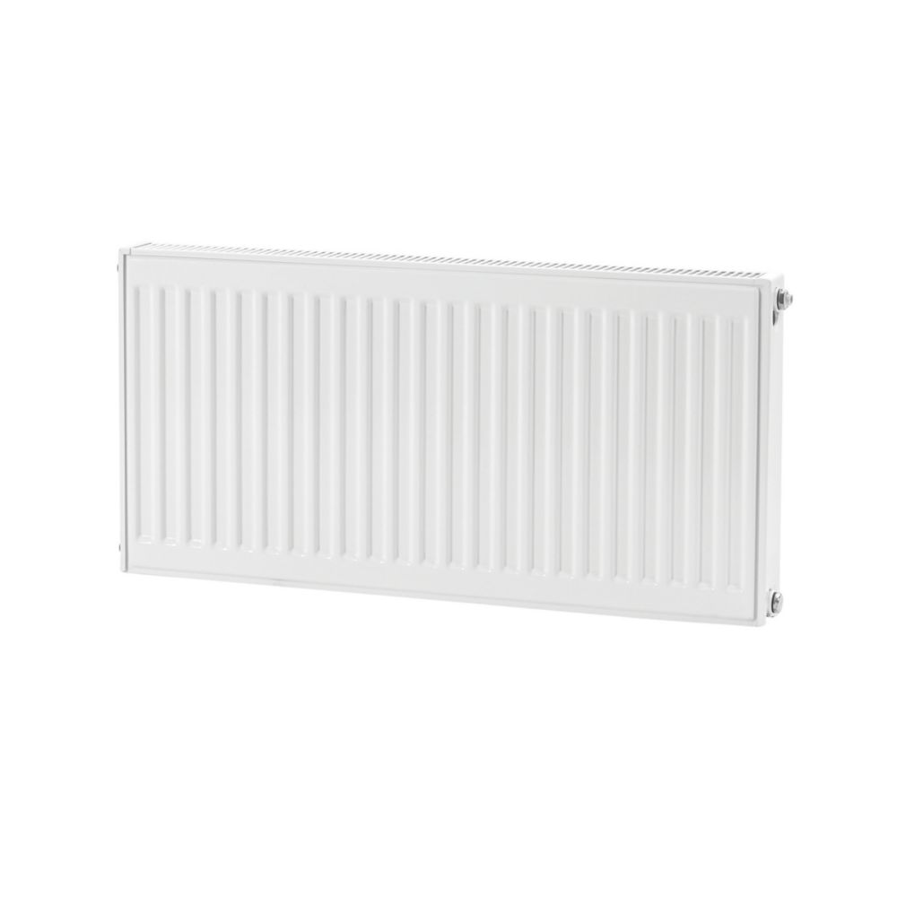 Radiateur eau chaude à double panneau plus Flomasta type 21 400 x 800mm blanc