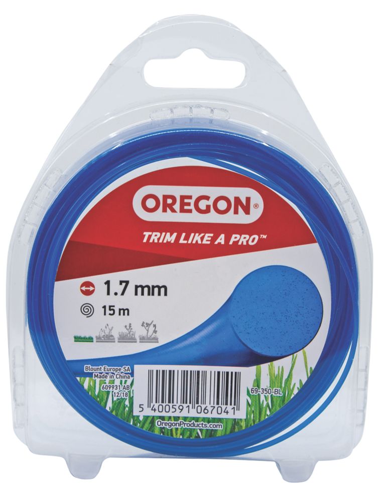 Fil de coupe-bordures Oregon bleu 1,7mm x 15m