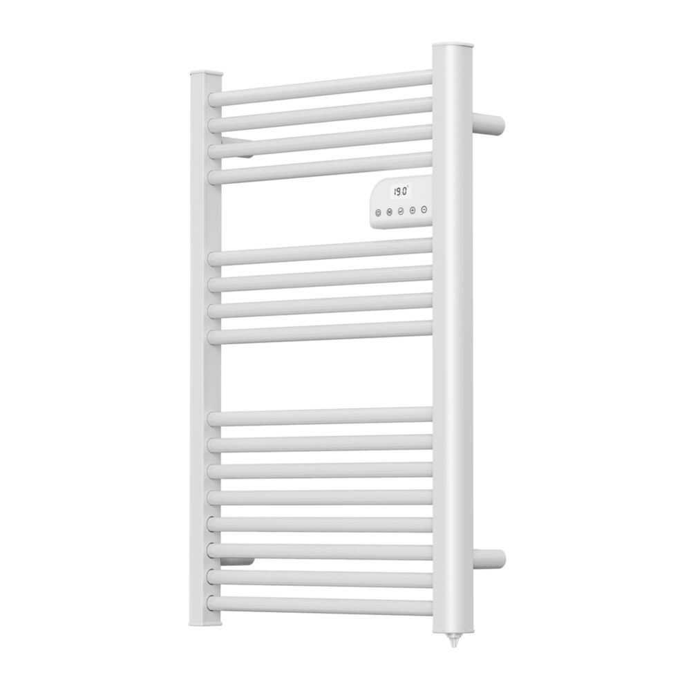 Sèche-serviettes électrique plat blanc Batilec 87,9cm x 53,6cm