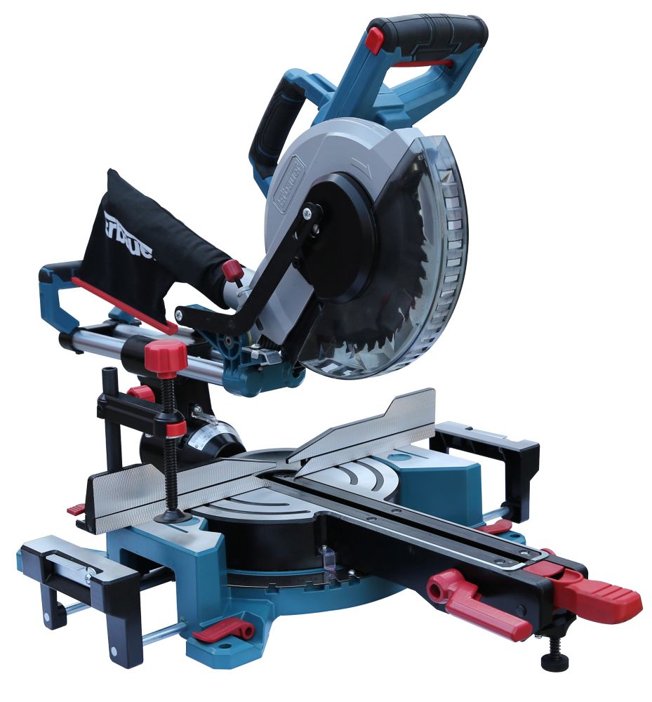 Scie à onglet coulissante double biseau filaire 216mm 240V Erbauer EMIS216S 1400W