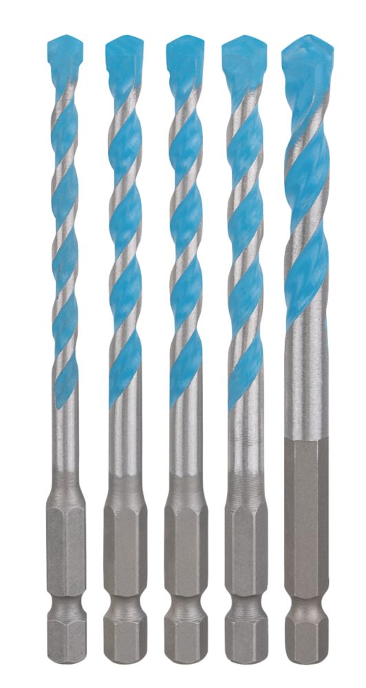 Lot de 5 forets multi matériaux à queue hexagonale Expert Bosch
