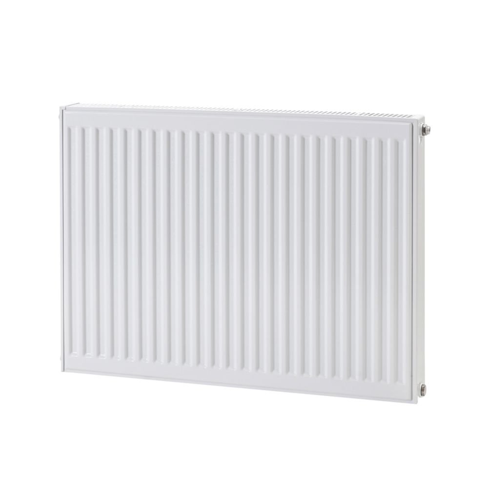 Radiateur eau chaude à simple panneau Flomasta type 11 600 x 800mm blanc