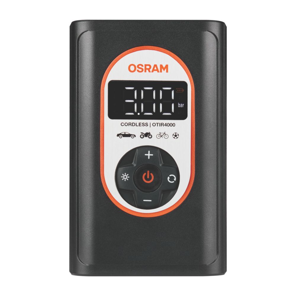 Gonfleur de pneus numérique rechargeable Osram OTIR4000 7,4V