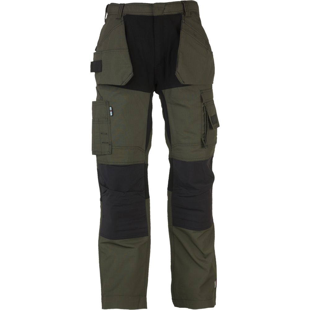 Pantalon de travail extensible Spector Herock, vert, taille 44, longueur 81 cm