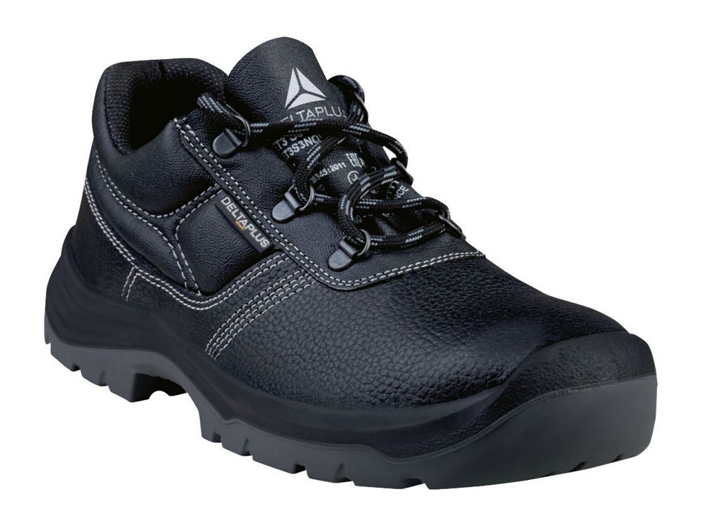 Baskets de sécurité à coque en acier imperméables noires Delta Plus Jet3 S3 SR pointure 42