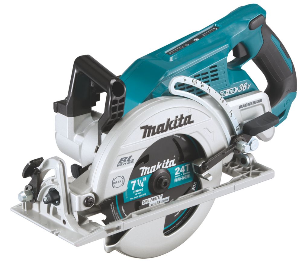 Scie circulaire sans fil brushless Makita DRS780Z 185mm 18V Li-ion LXT - Sans batterie