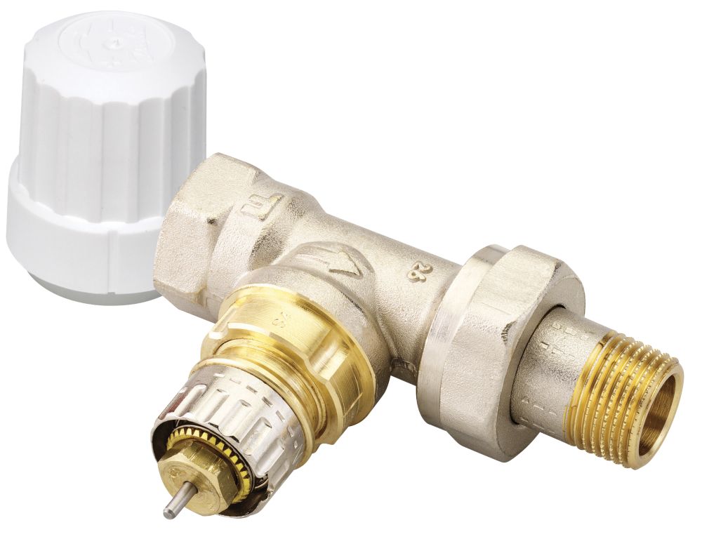 Robinet de radiateur thermostatique coudé Danfoss 1/2" x 1/2"