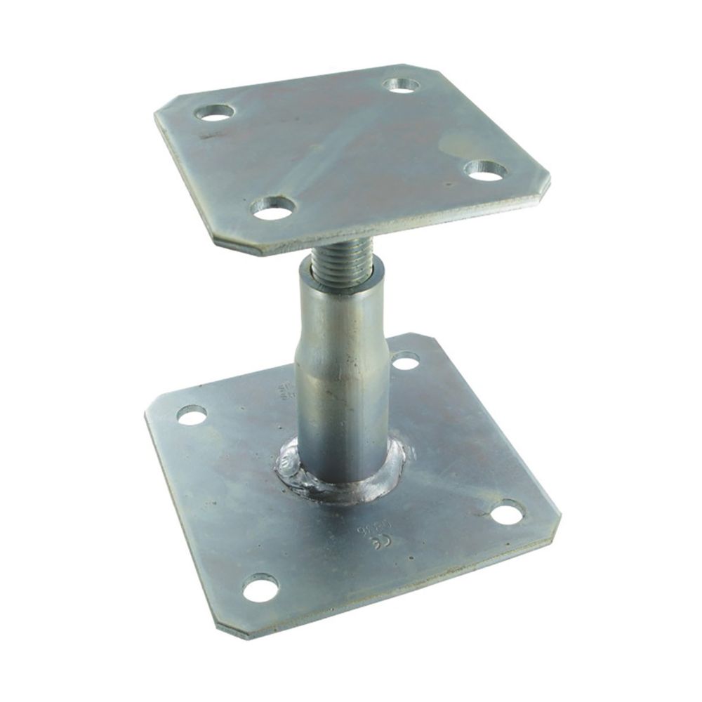 Pied de poteau réglable Simpson Strong-Tie acier électrozingué 150mm x 100mm