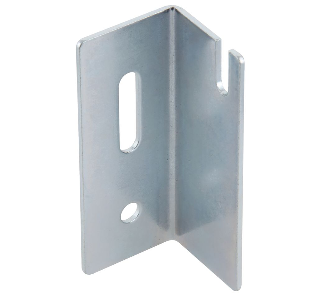 4 supports de fixation universels pour radiateur Suki argent 30 x 75 x 2mm