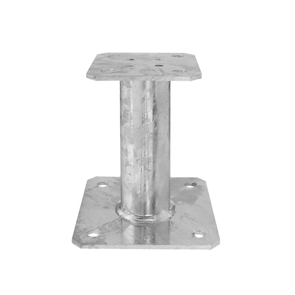 Pied de poteau fixe Simpson Strong-Tie PPA acier galvanisé 150mm x 100mm