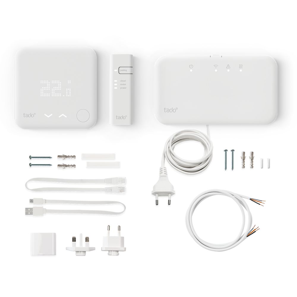 Kit thermostat intelligent connecté sans fil Tado V3+