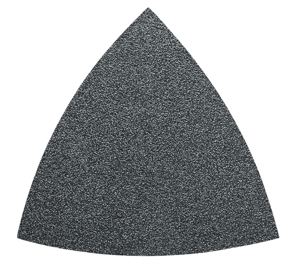 Lot de 50 papiers abrasifs ponceuse triangulaire non perforés 80 x 80mm grain 80 Fein