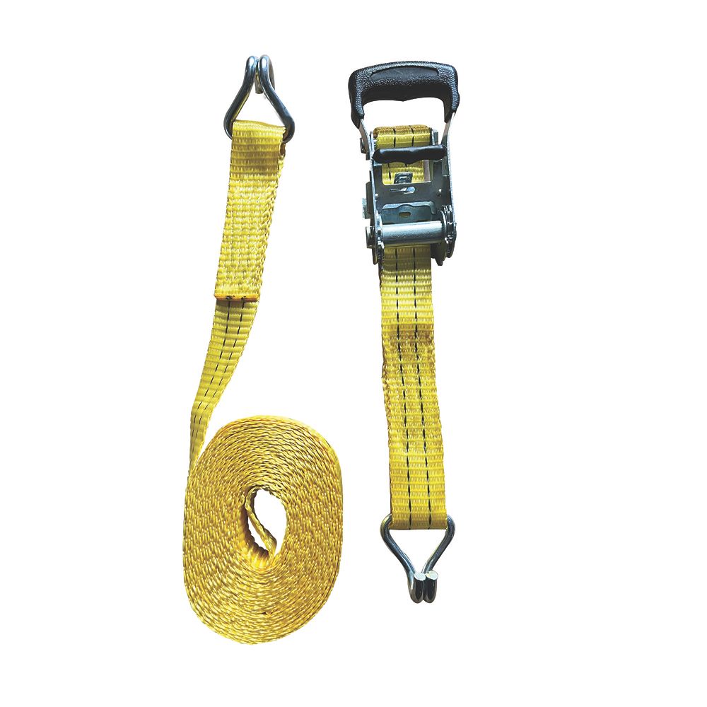 Sangle à cliquet Smith & Locke avec crochets en J 6m x 38mm