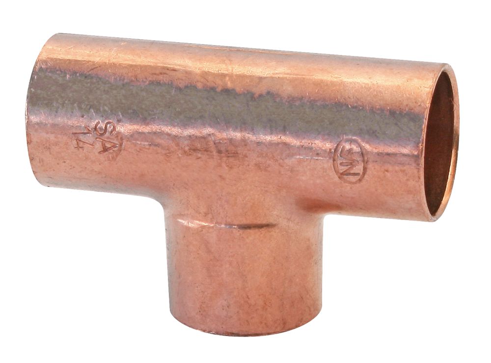 Té égal cuivre à sertir 14mm Pronorm, lot de 10