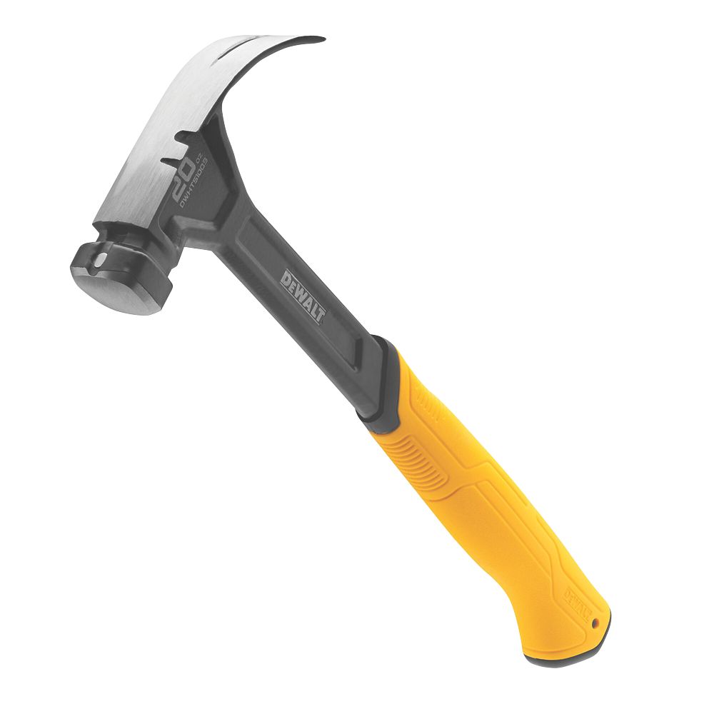 Marteau arrache-clou courbé monobloc DeWalt XP 20oz (0,62kg)