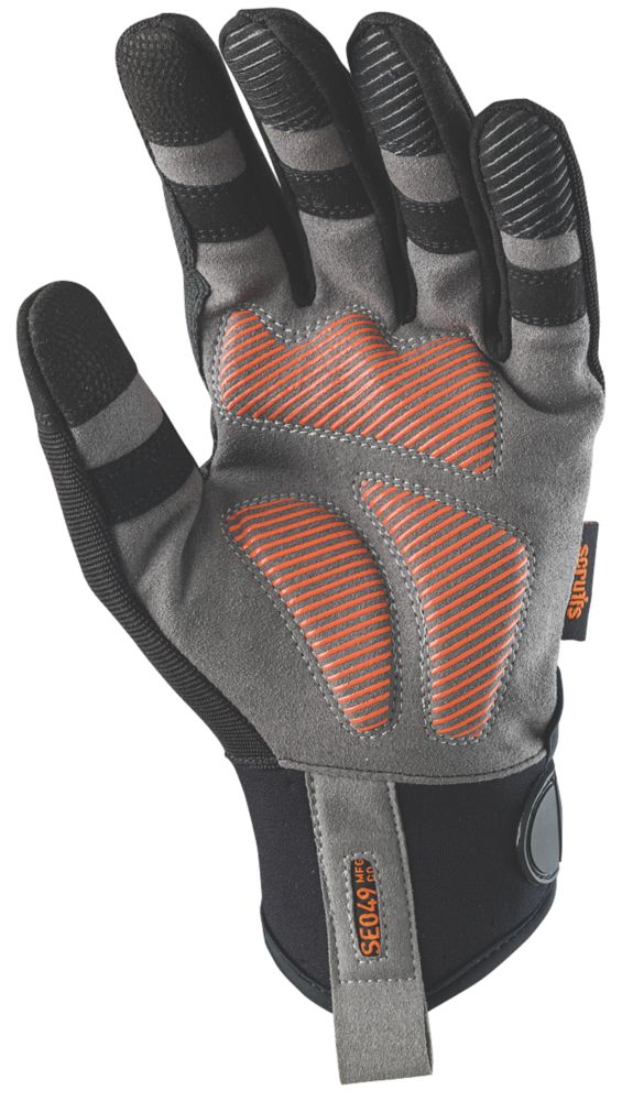 Gants de manutention tactiles Scruffs Trade noir/gris taille L