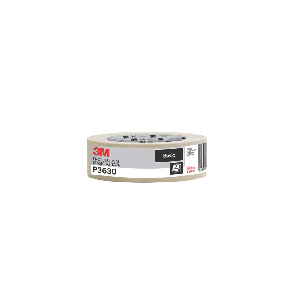 Ruban de masquage professionnel 3M P3630 50m x 36mm
