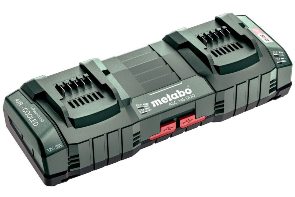 Chargeur rapide double Metabo 12/18V Li-ion CAS