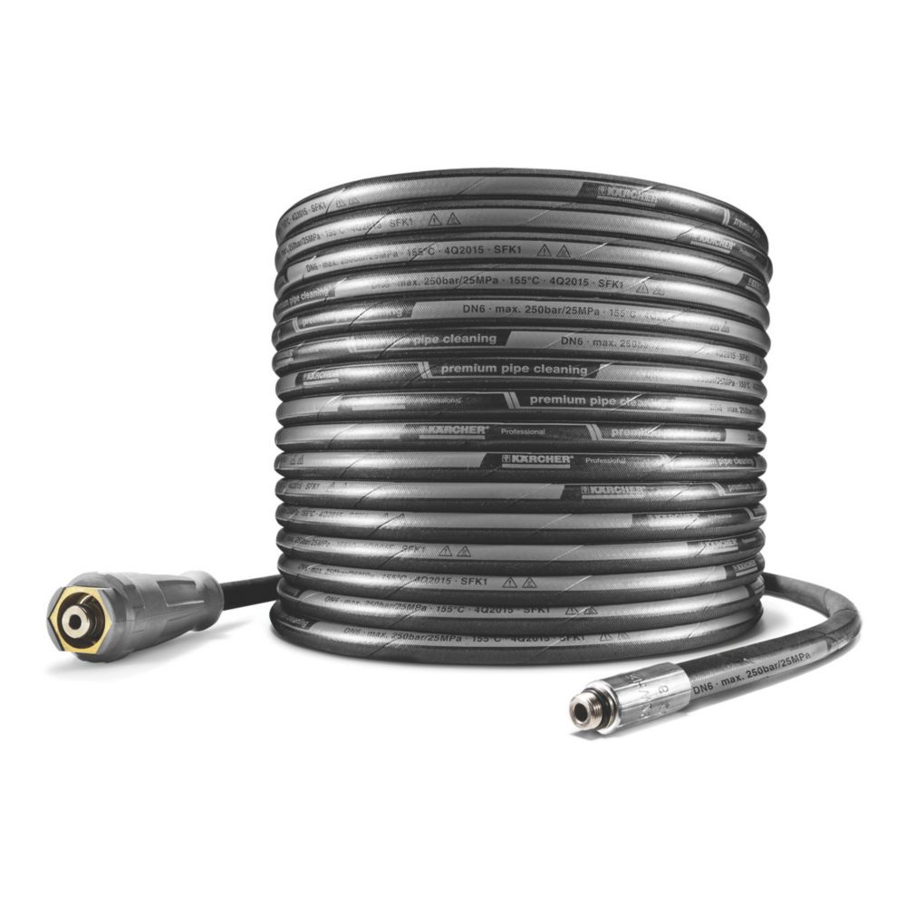 Flexible de nettoyage de canalisations noir Karcher Pro DN 6, 12,5mm x 20m