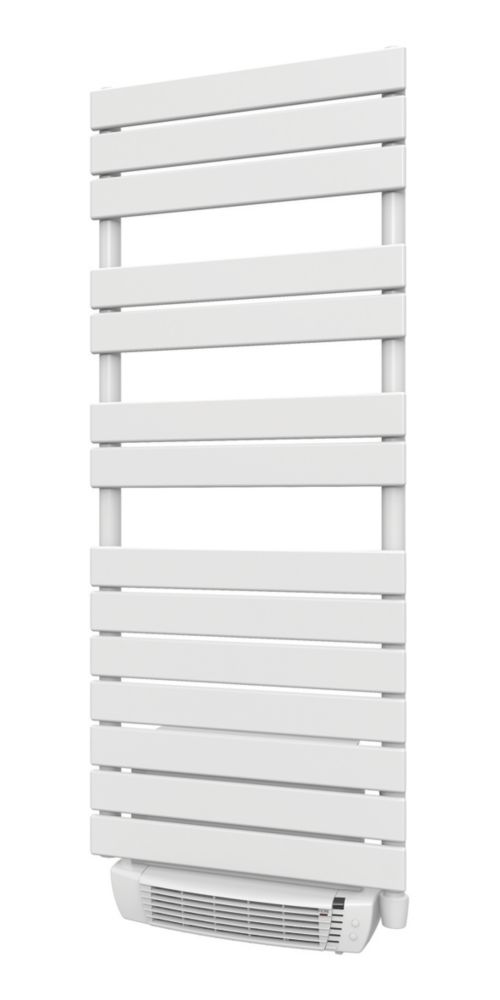 Sèche-serviettes électrique avec soufflerie Cobalto Air DL Radiators 1 420mm x 550mm blanc