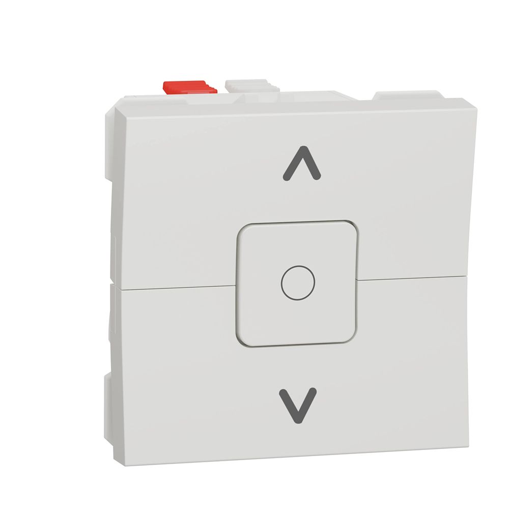 Interrupteur volet roulant 1 poste 2 modules Unica Blanc Schneider