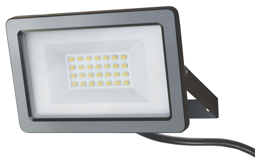 Projecteur LED extérieur noir LAP 5000K IP65 2000lm