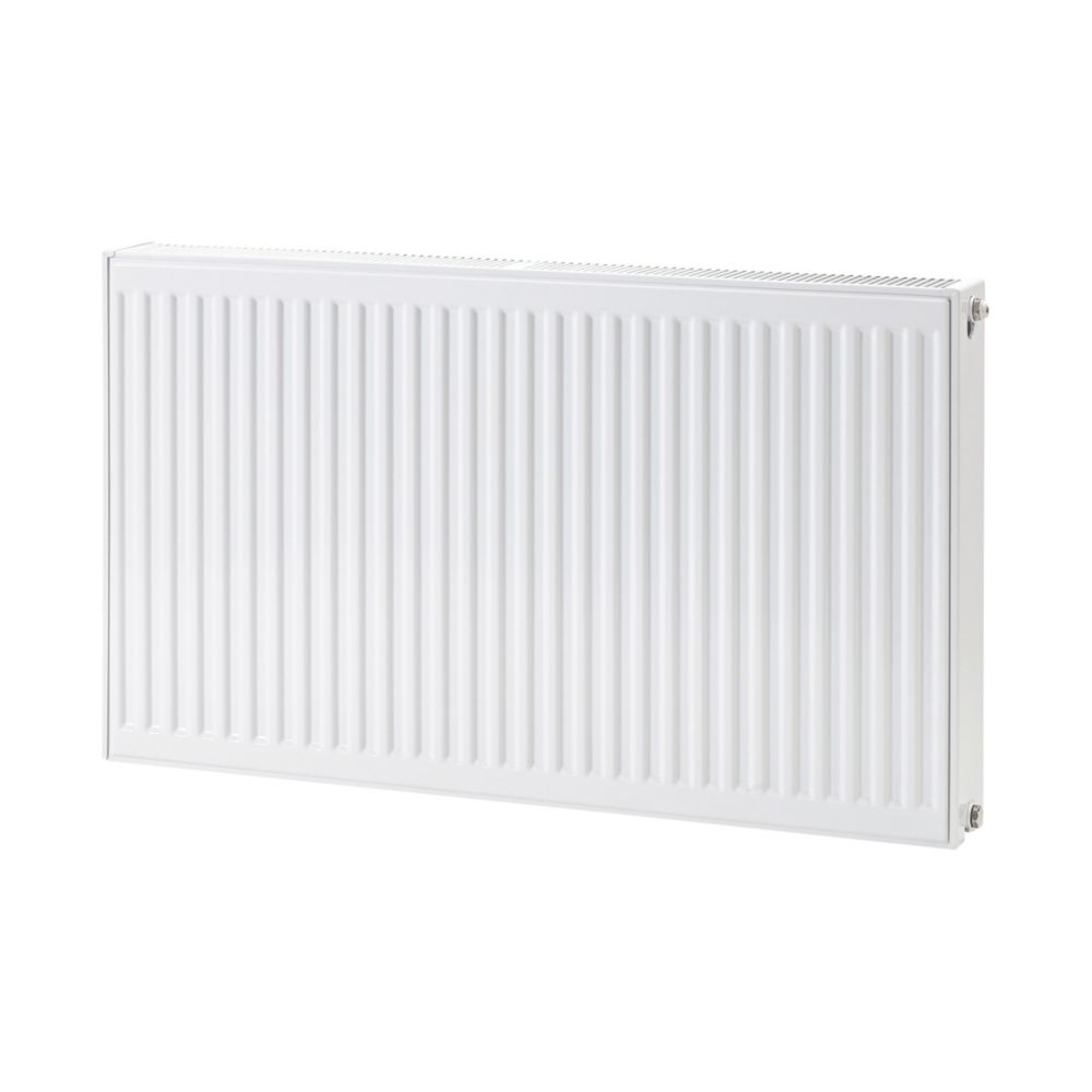 Radiateur eau chaude à double panneau Flomasta type 22 600 x 1000mm blanc