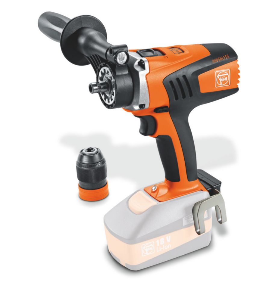 Perceuse visseuse sans fil à 4 vitesses brushless Li-Ion 18 QM Select 18V Fein ASCM - Sans batterie