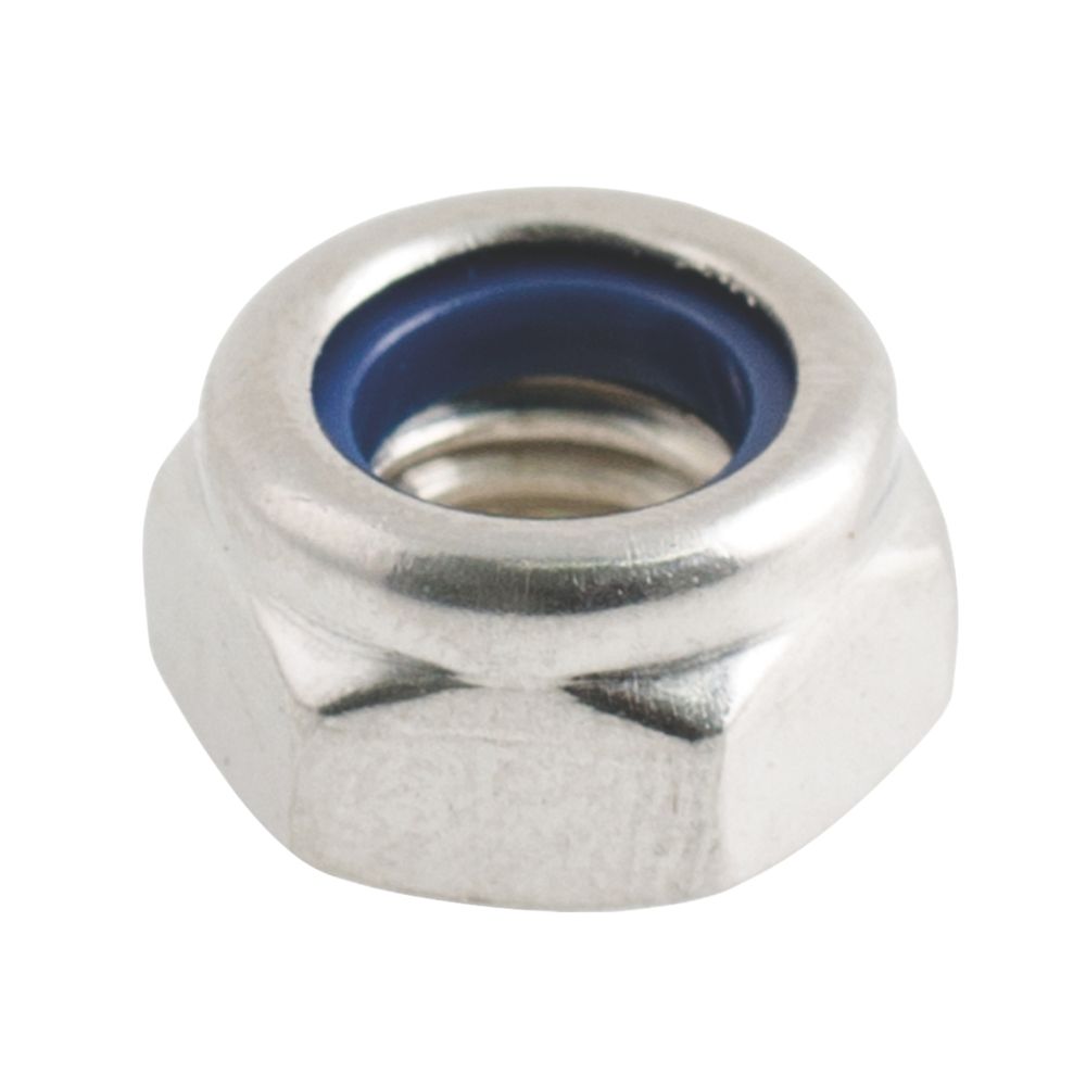 100 contre-écrous en nylon et acier inoxydable A2 Easyfix M8