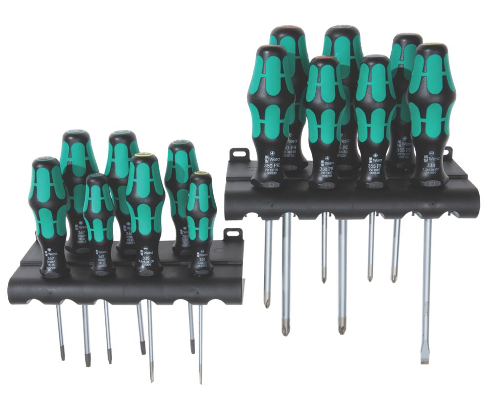 Assortiment de tournevis Kraftform Plus Wera 16 pièces