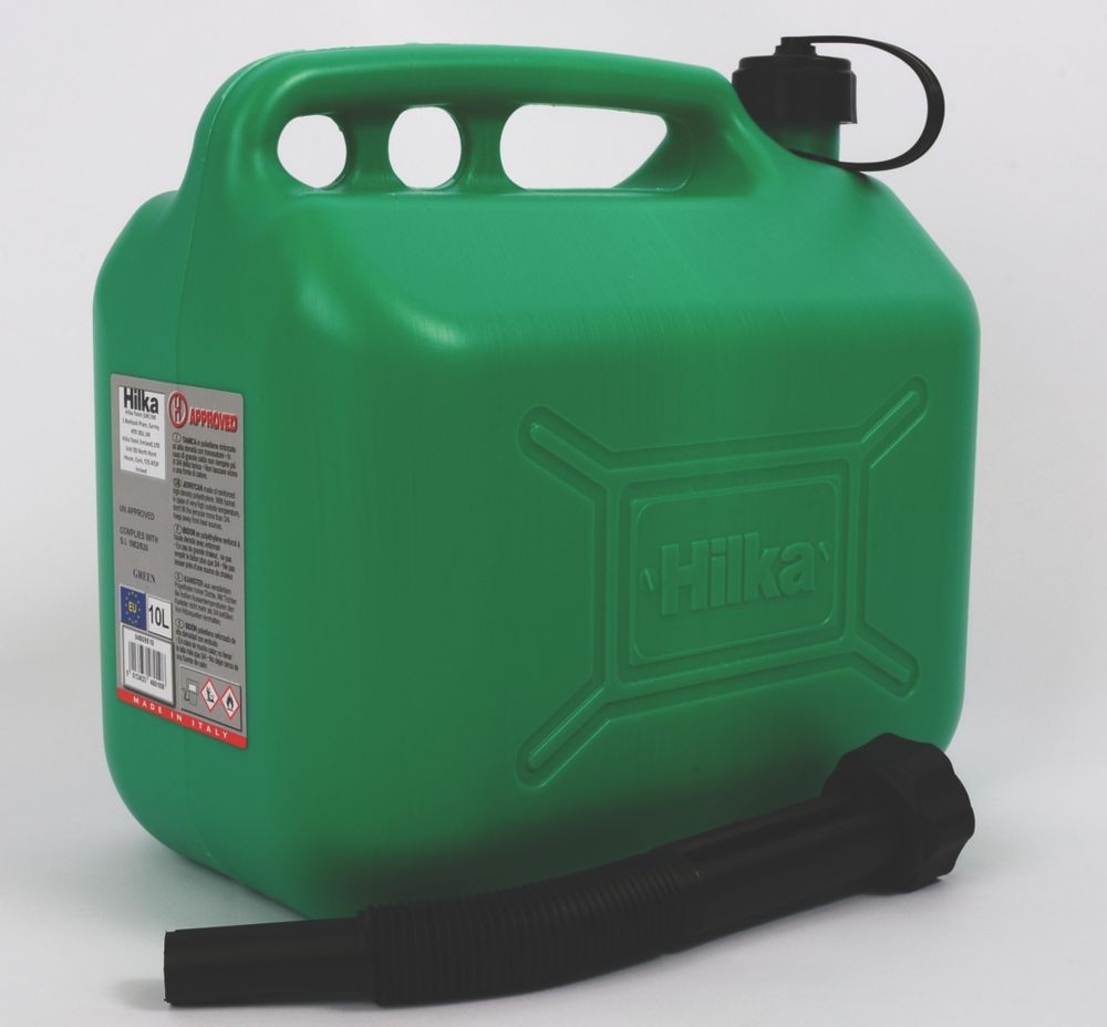 Bidon pour carburant en plastique Hilka Pro-Craft vert 10L