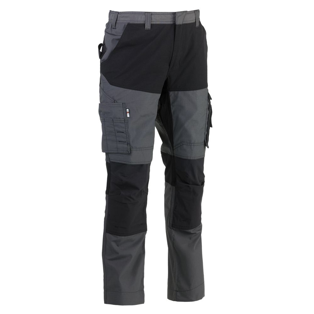 Pantalon de travail à poches multiples Hector Herock, gris, taille 48, longueur 81 cm