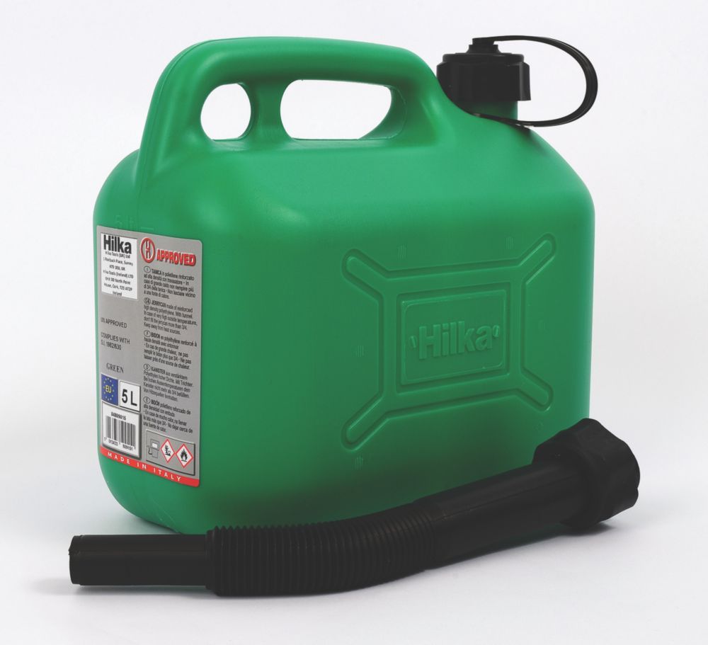 Bidon pour carburant en plastique Hilka Pro-Craft vert 5L