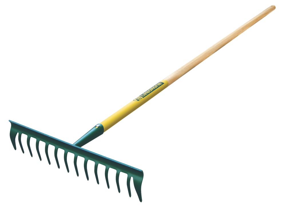 Râteau Duopro 14 dents courbes manche bois certifié PEFC 100% Leborgne