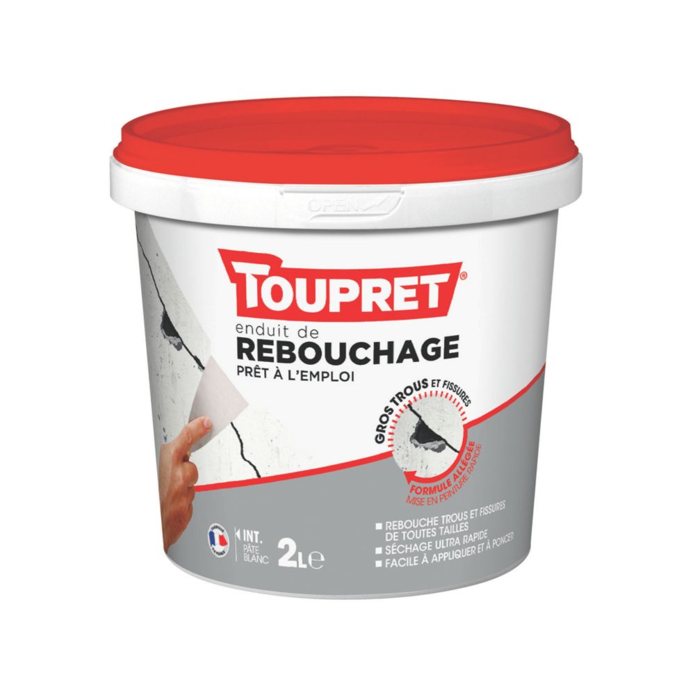 Enduit prêt à l'emploi monocouche Toupret 2l