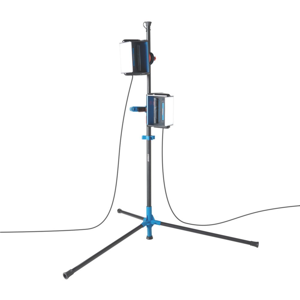 Projecteur de chantier LED mobile Erbauer avec trépied 2 x 20W 2 x 2000lm 240V