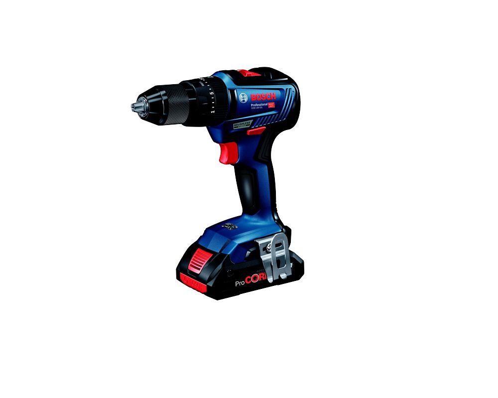 Perceuse visseuse à percussion sans fil brushless Bosch GSB 18V-55 18V 2x2,0Ah Li-ion Coolpack